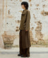 Retro Button Stand Collar Blouse